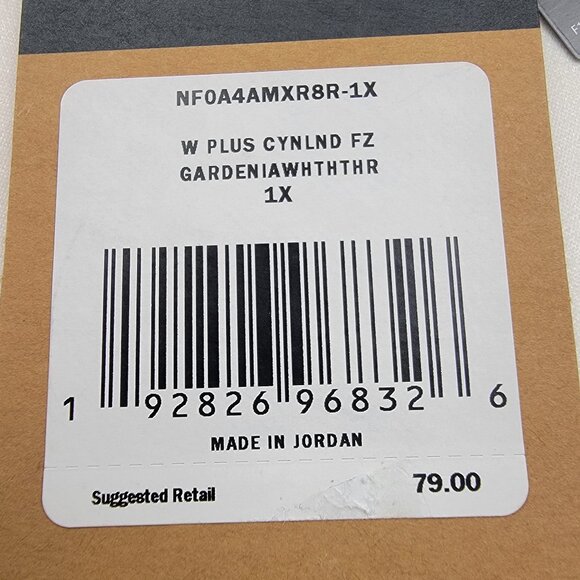 The North Face Sweatshirt Womens 1X Plus Ivory White Full Zip Jacket Outdoor - Picture 8 of 16